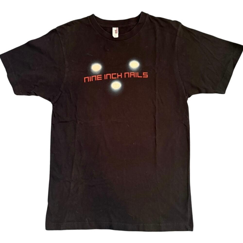 Nine Inch Nails Lights in the Sky 2008 Double Sided Band Tour Shirt Medium